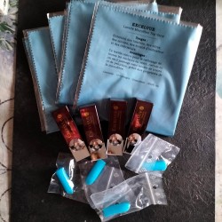 lot de 4 sticks + 4 recharges + 4 microfibres