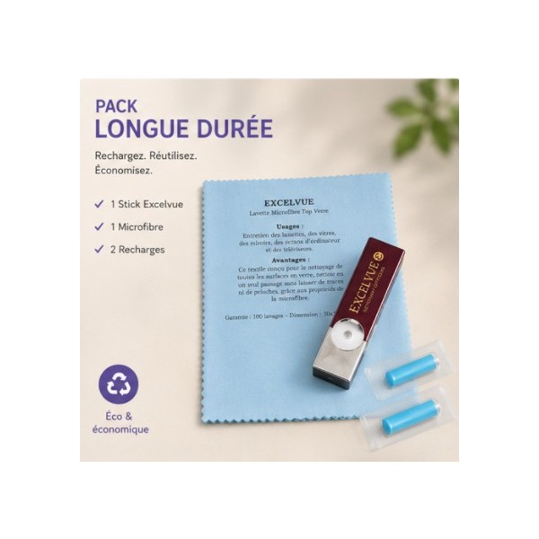 Pack longue durée Excelvue